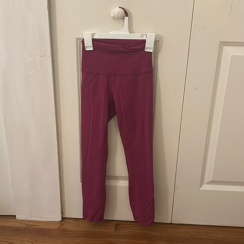 Purple Lululemon girls leggings